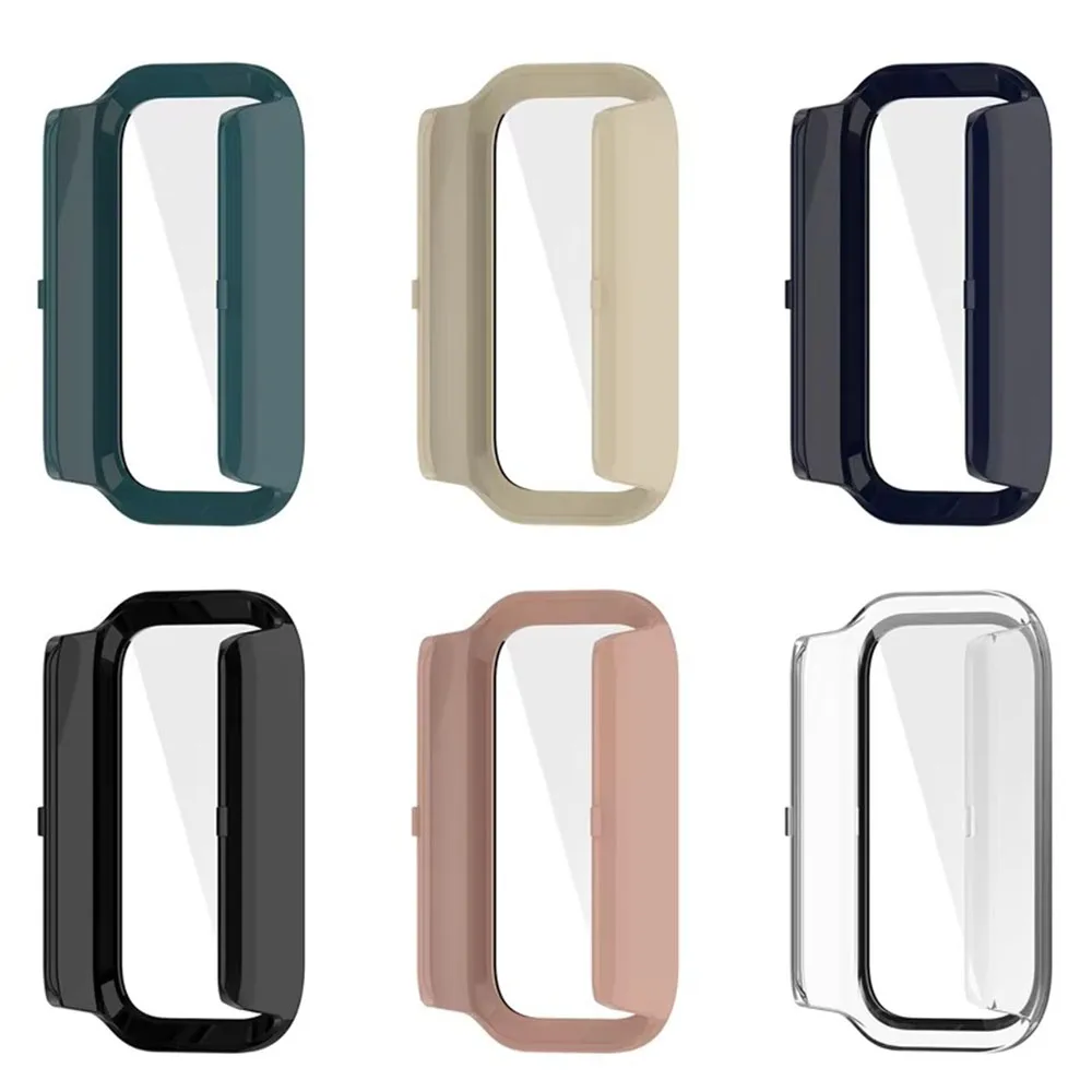 Закаленное стекло + чехол для xiaomi smart band 9 - Фотография_5
