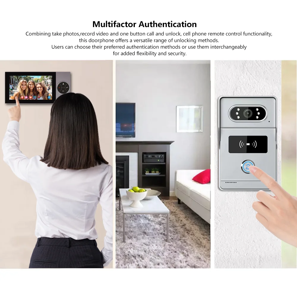 Tuya 1080p wi-fi видео дверной - Фотография_2