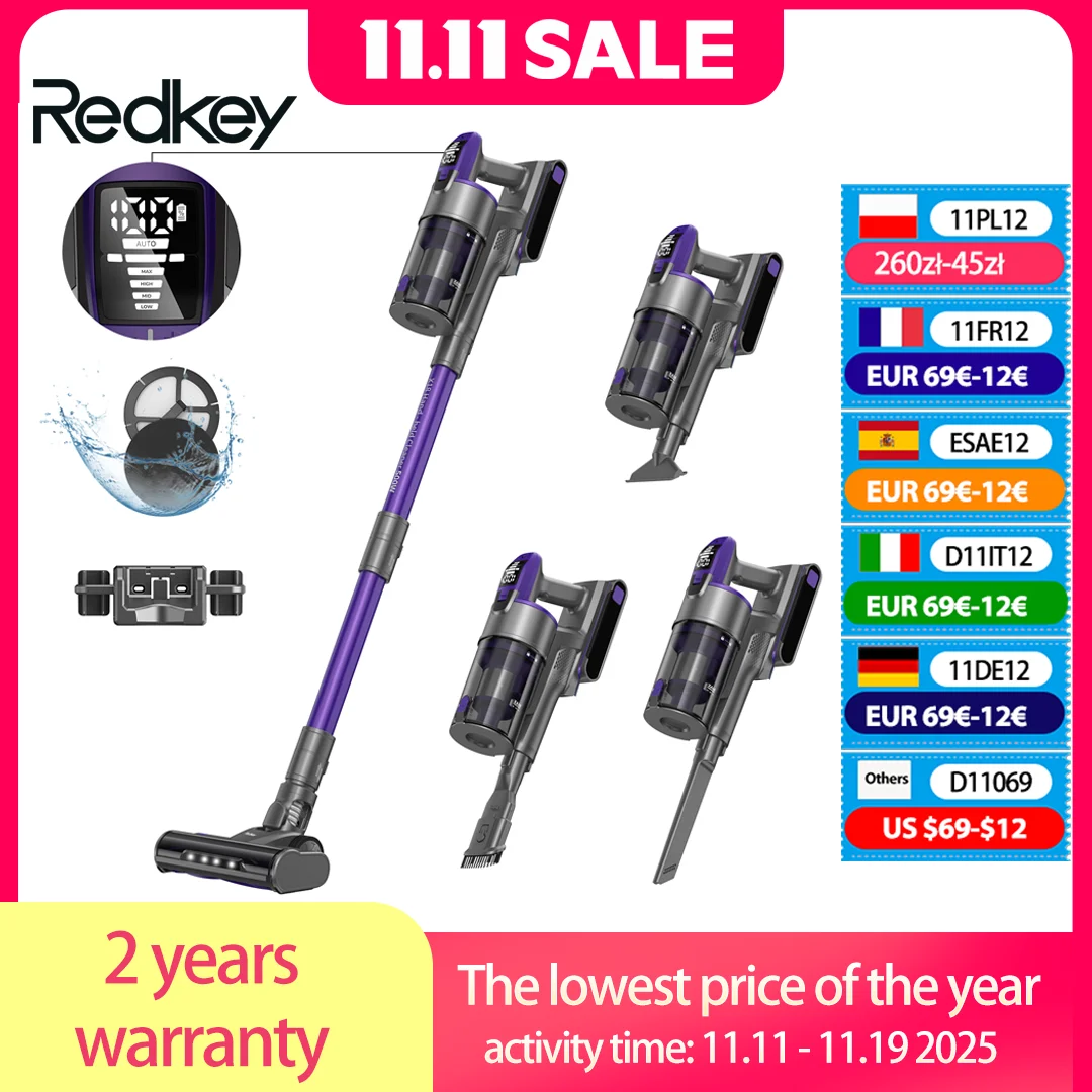 Redkey x18 беспроводной пылесос