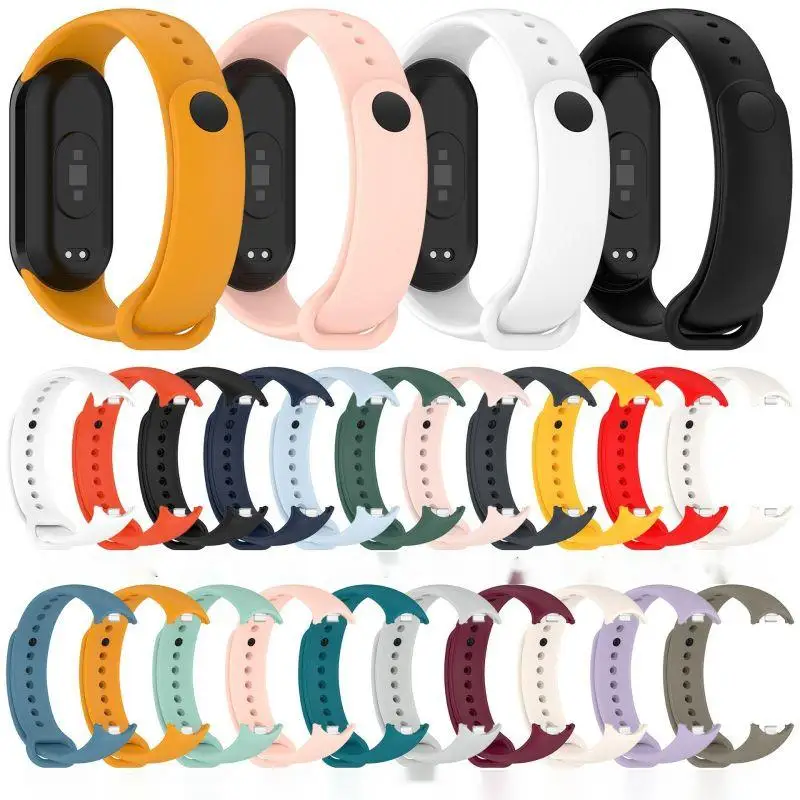 Силиконовый ремешок для xiaomi mi band 9 8 - Фотография_2