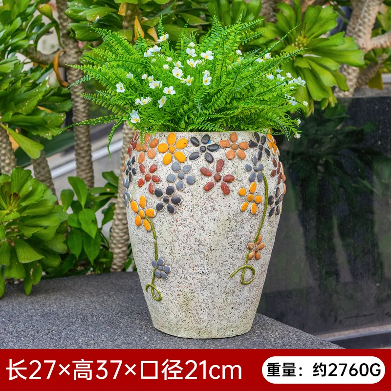 Китайский большой каменный цветочный горшок - Фотография_6