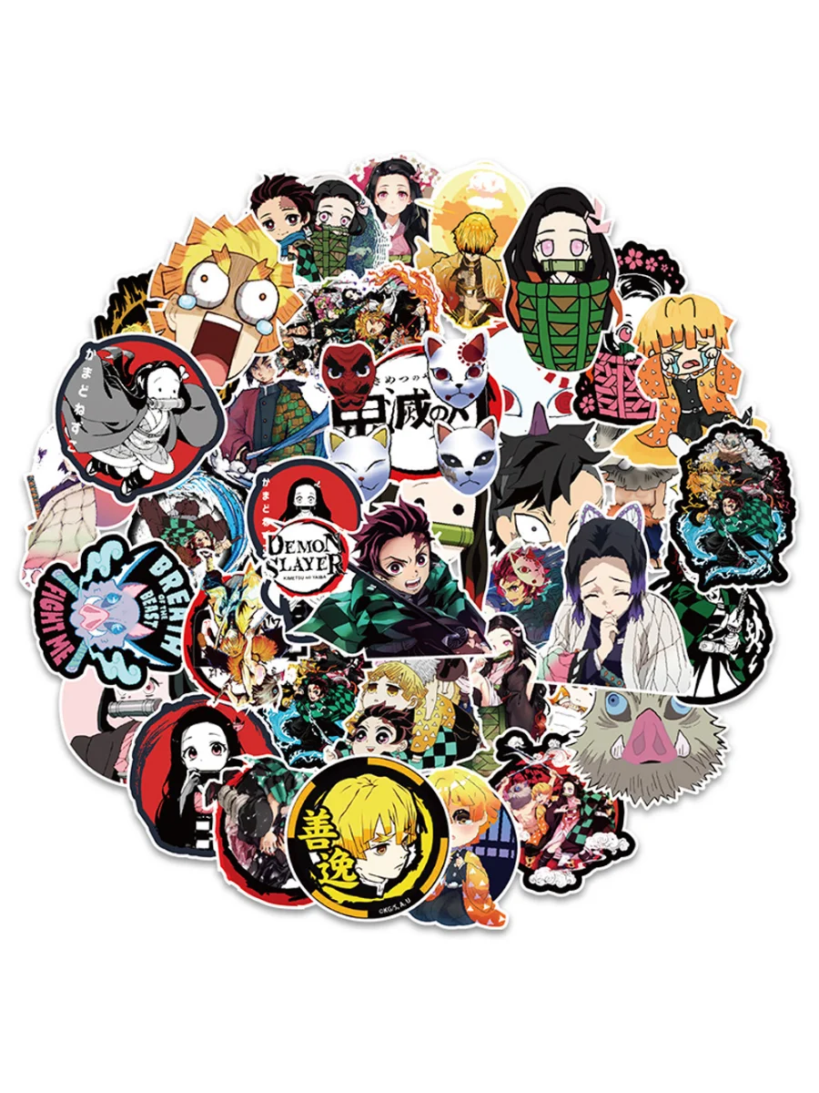 Различные наклейки в стиле аниме «убийца демонов» - Фотография_5