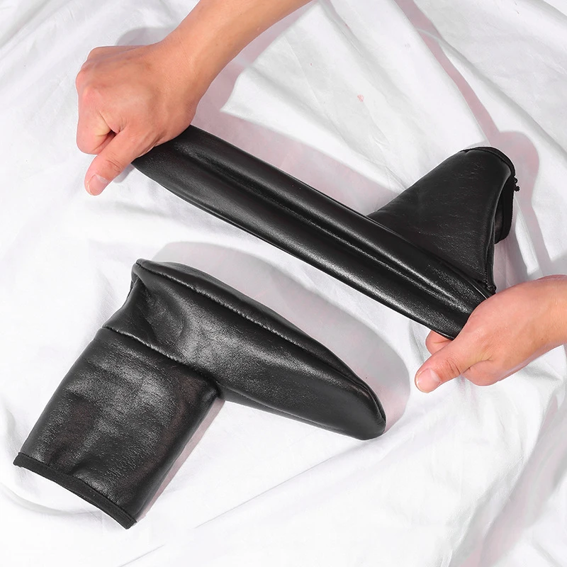 Теплые носки, зимние бархатные утепленные носки для взрослых - Фотография_3