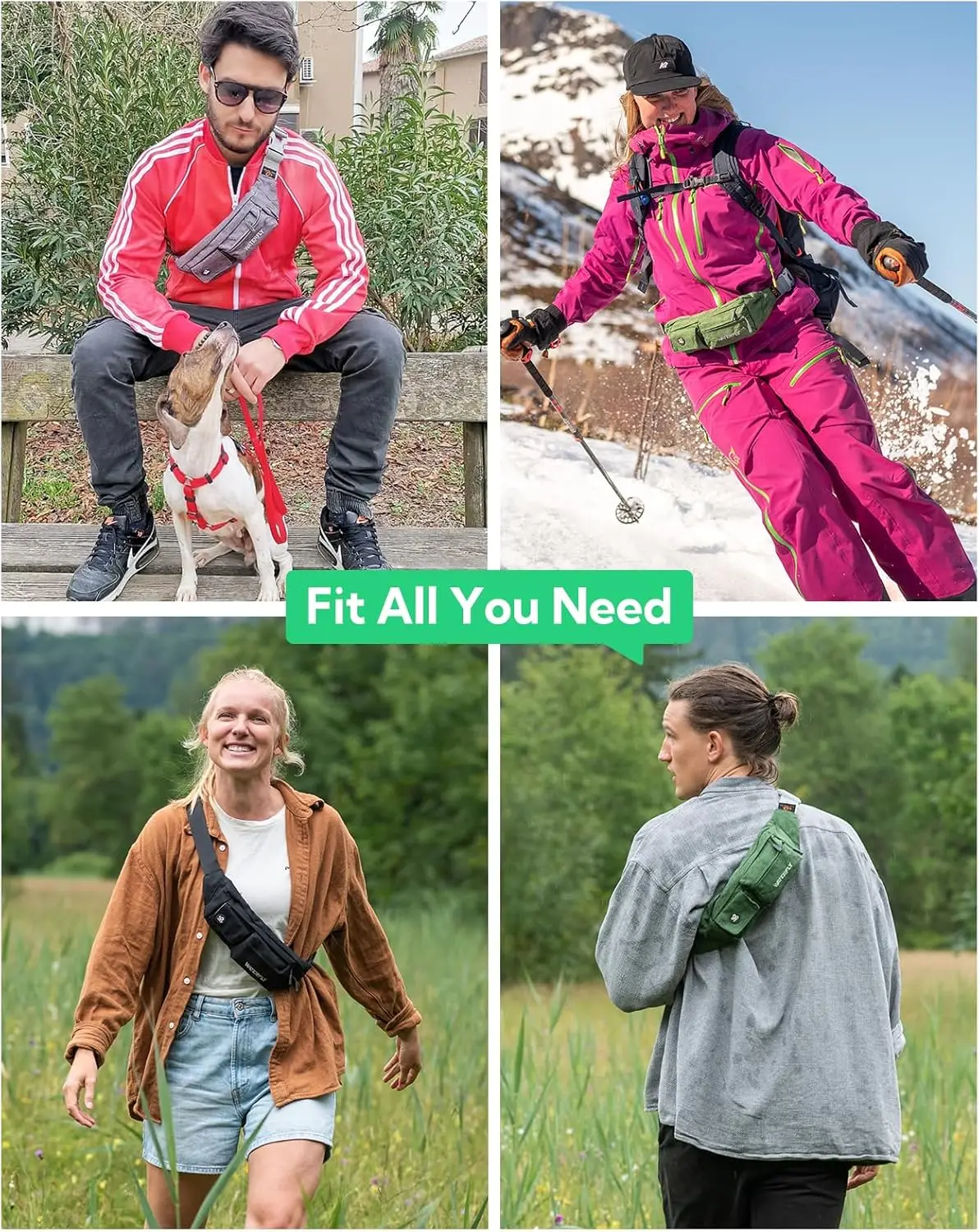 Поясная сумка waterfly для женщин и мужчин - Фотография_6