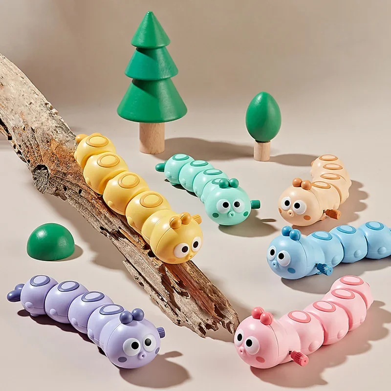 Мультяшная гусеница заводная игрушка