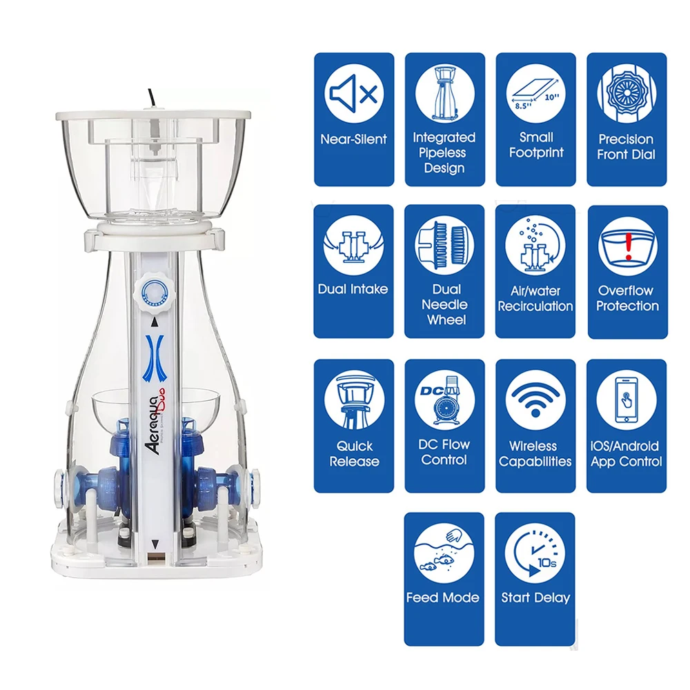 Tlf maxspect ad600 40 вт dc flow протеиновый скиммер для рифо