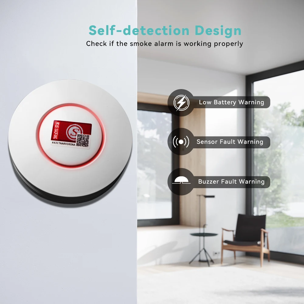 Датчик дыма meian tuya zigbee - Фотография_4