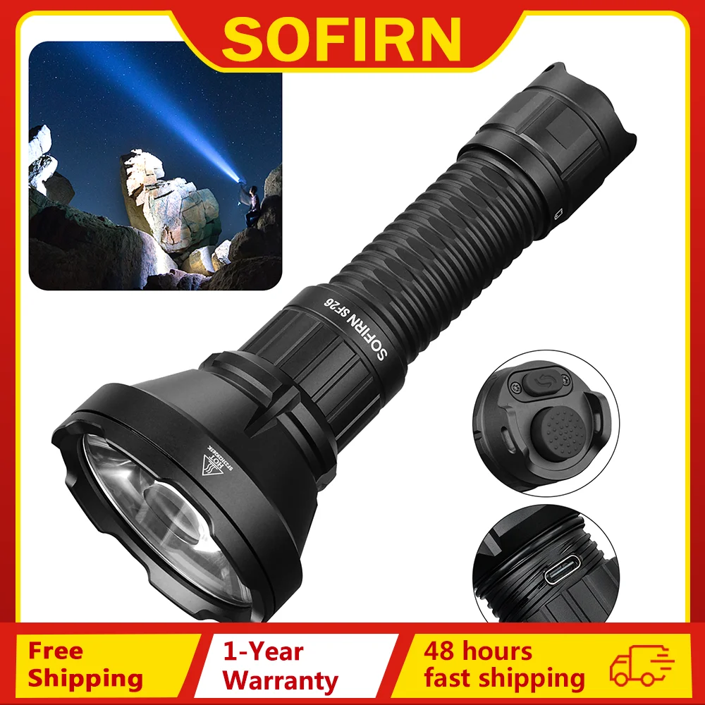 Тактический фонарик sofirn sf26 21700
