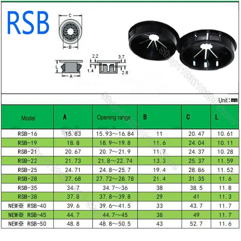 Пластиковая крышка rsb с отверстием для кабеля - Фотография_6