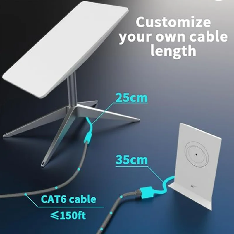 Спутниковый кабель starlink 23 м/75 футов - Фотография_5