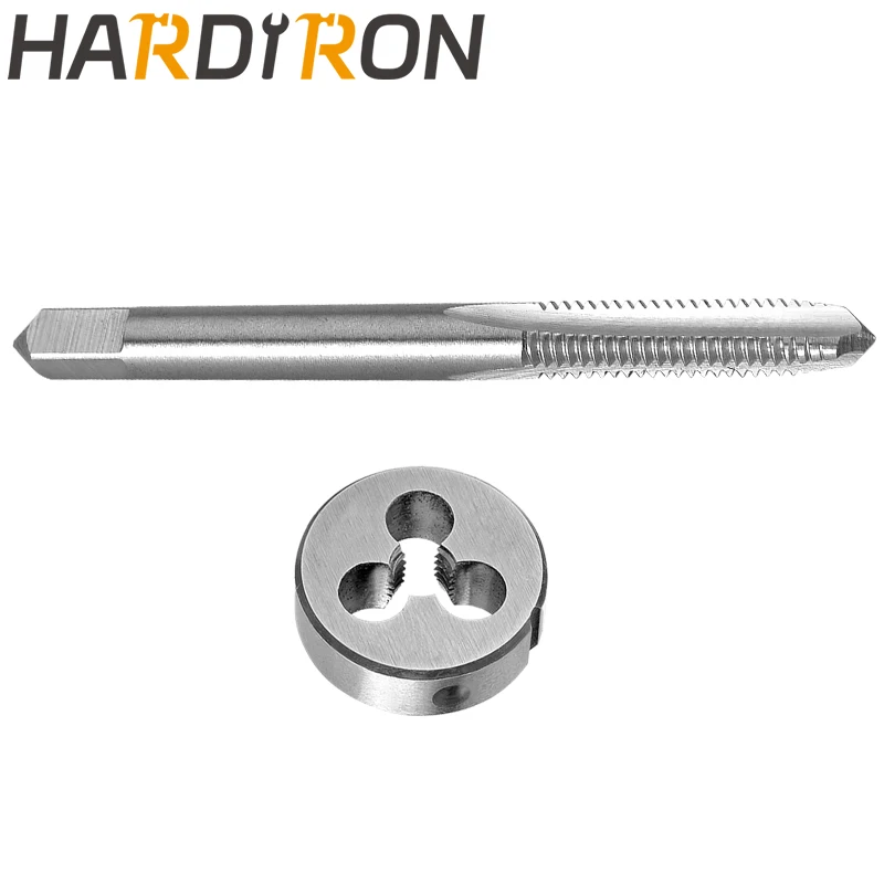 Набор метчиков и матриц hardiron 1/4"-32unef для правой руки