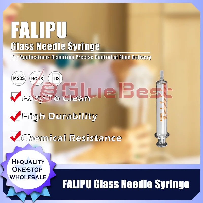 Стеклянный игольчатый шприц falipu