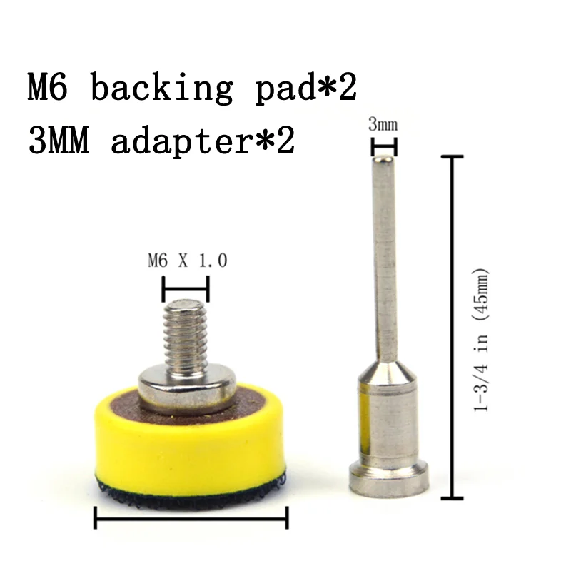 1 дюйм, 25 мм, набор плоских полировальных подушечек - Фотография_2