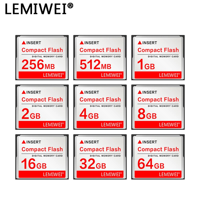 Cf card 256mb 512mb компактная