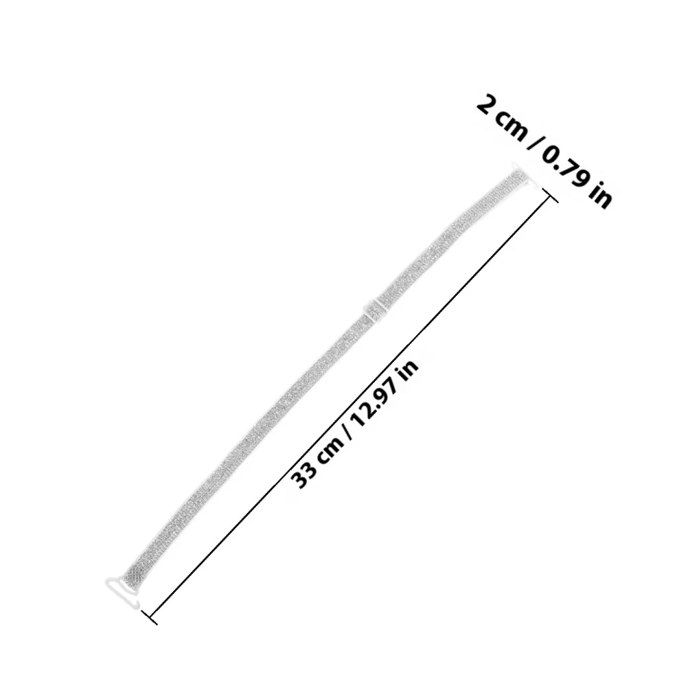 2 пары блестящих регулируемых бретелей для бюстгальтера - Фотография_5