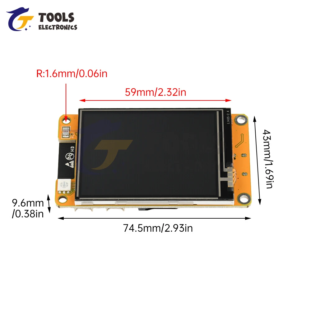 Esp32 2,4-дюймовый емкостный сенсорный - Фотография_3
