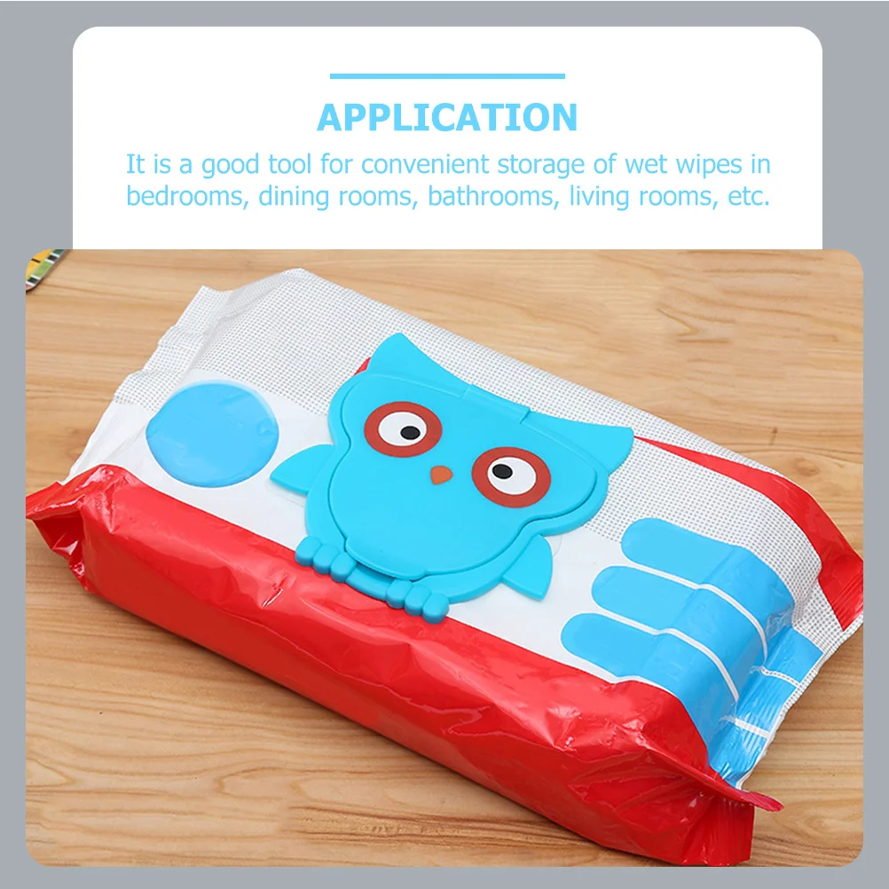 Крышка из мультяшной влажной ткани для хранения влажных салфеток - Фотография_6