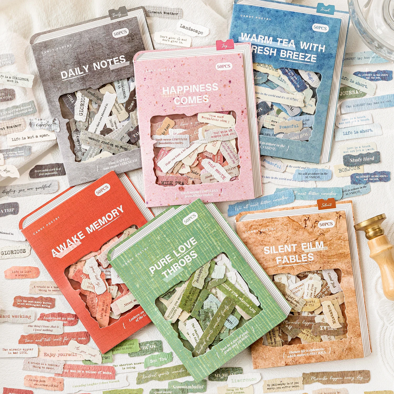 Винтажные наклейки для журнала английского языка - Фотография_3