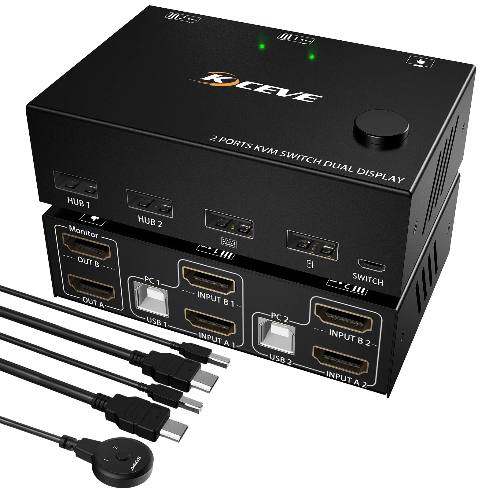 Kceve kvm переключатель 2in2 выход - Фотография_2