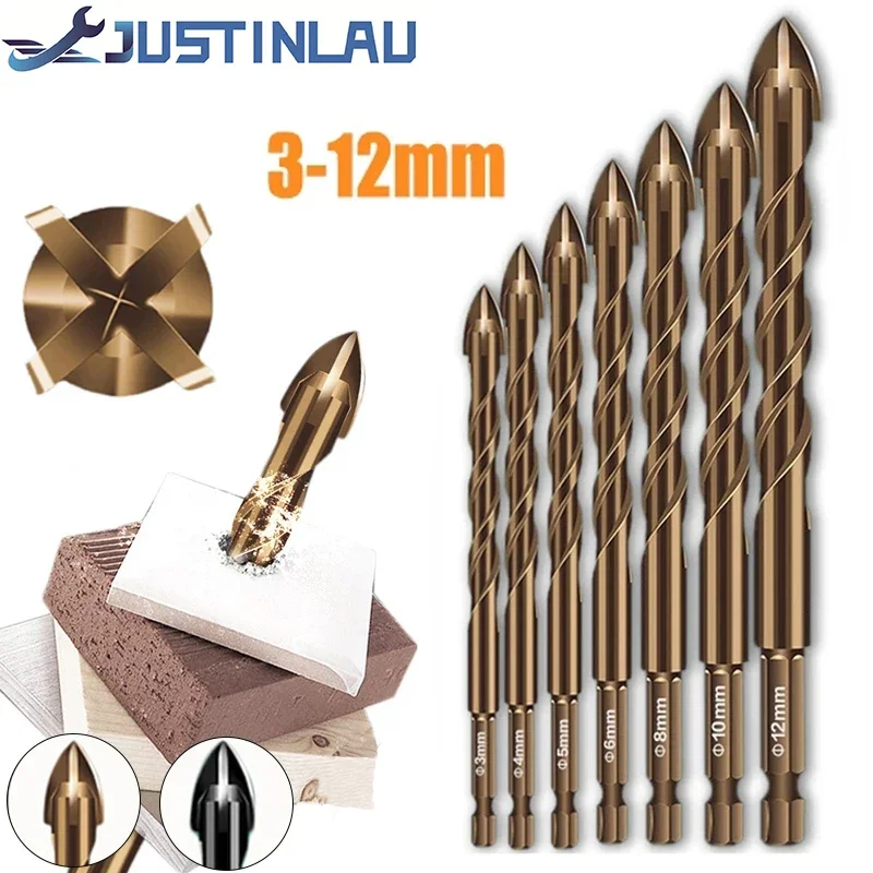 Justinlau крестообразные шестигранные биты для плитки