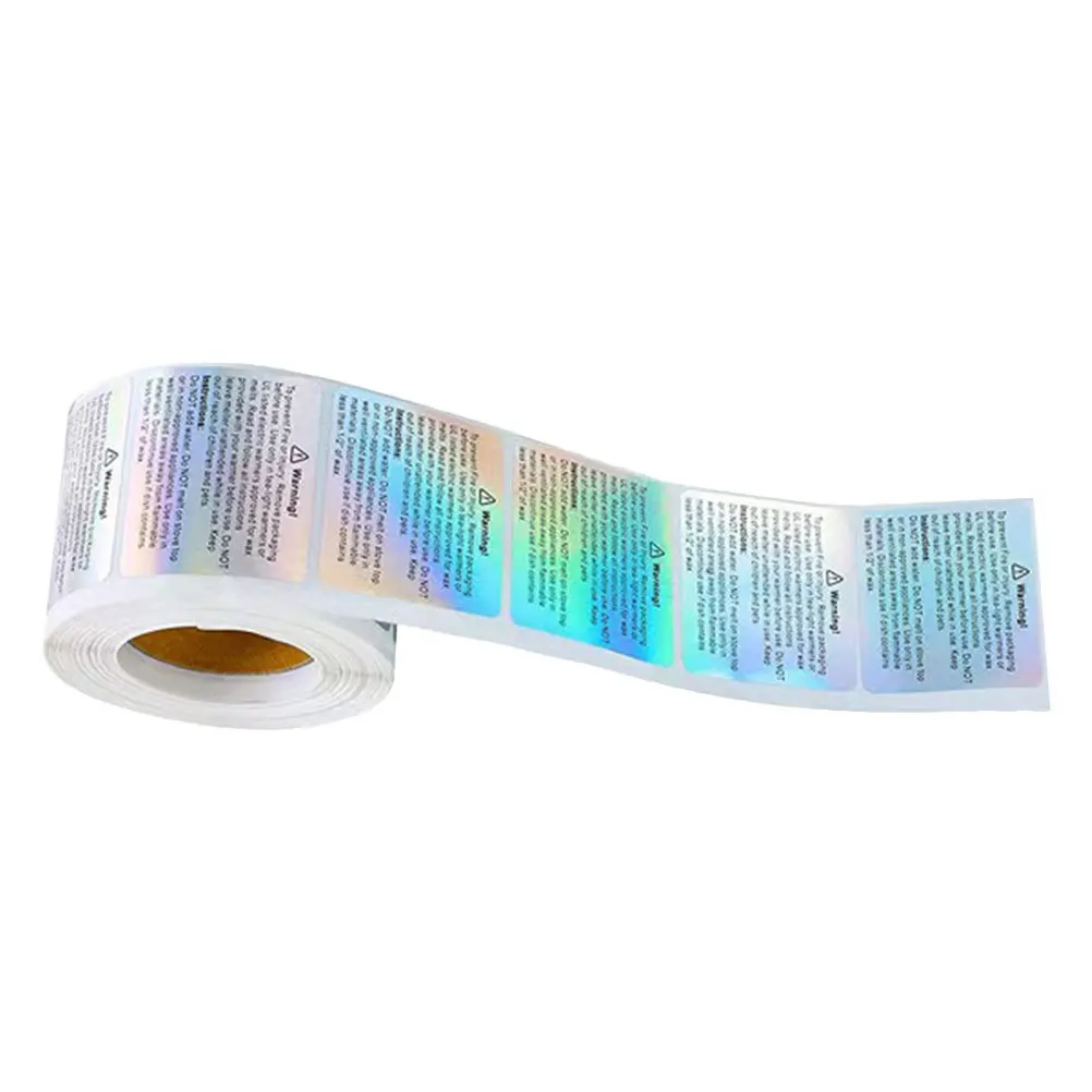 Квадратные предупреждающие этикетки для расплава воска - Фотография_5