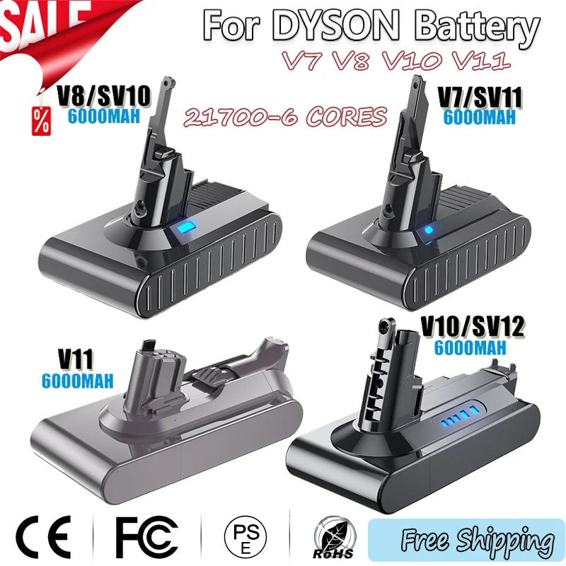 25,2 в 21,6 в для батареи dyson