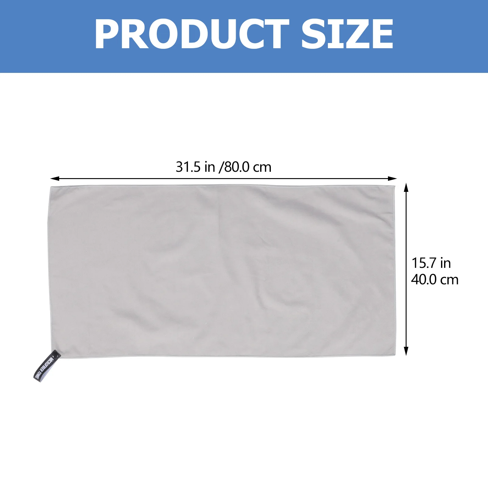 Быстросохнущее спортивное полотенце из микрофибры - Фотография_2