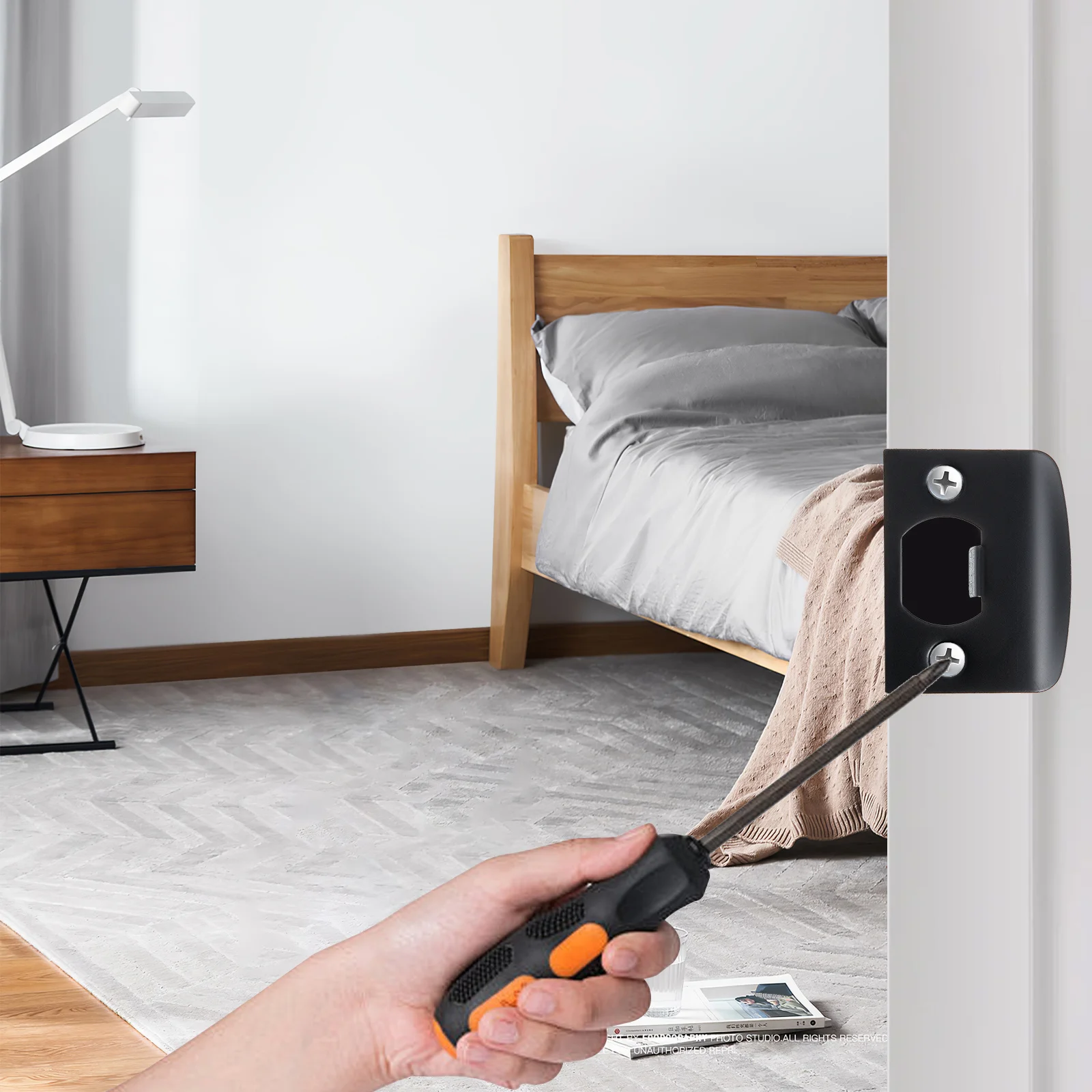 Дверная защелка, комплект для укрепления - Фотография_4