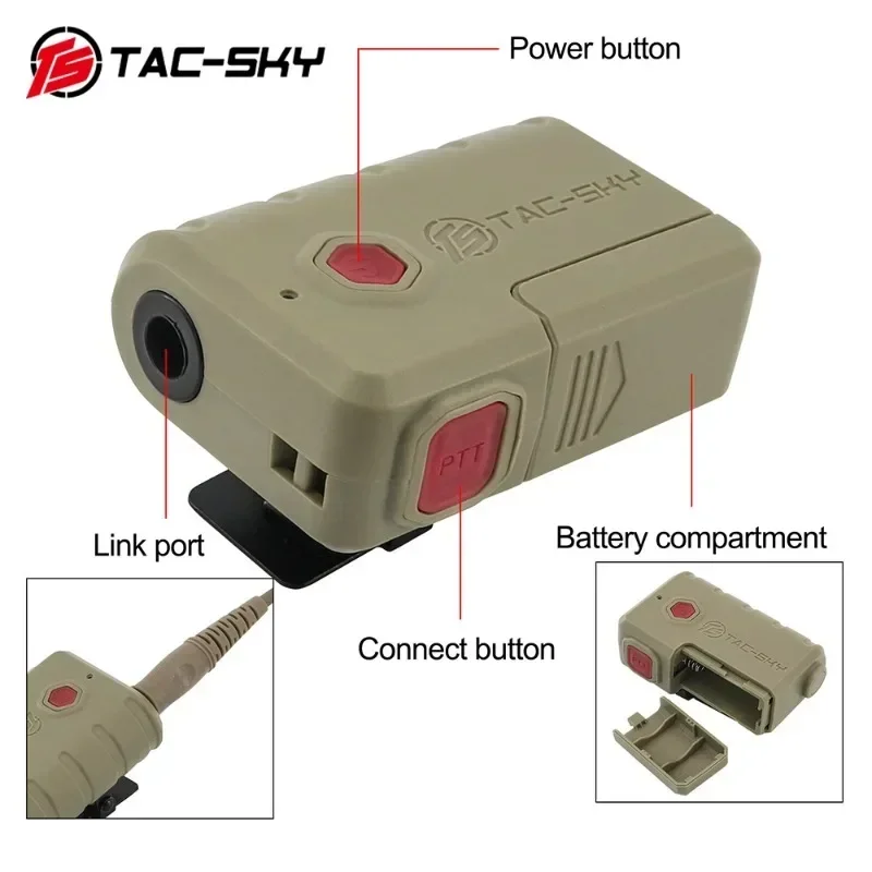 Тактическая гарнитура ts tac-sky - Фотография_4