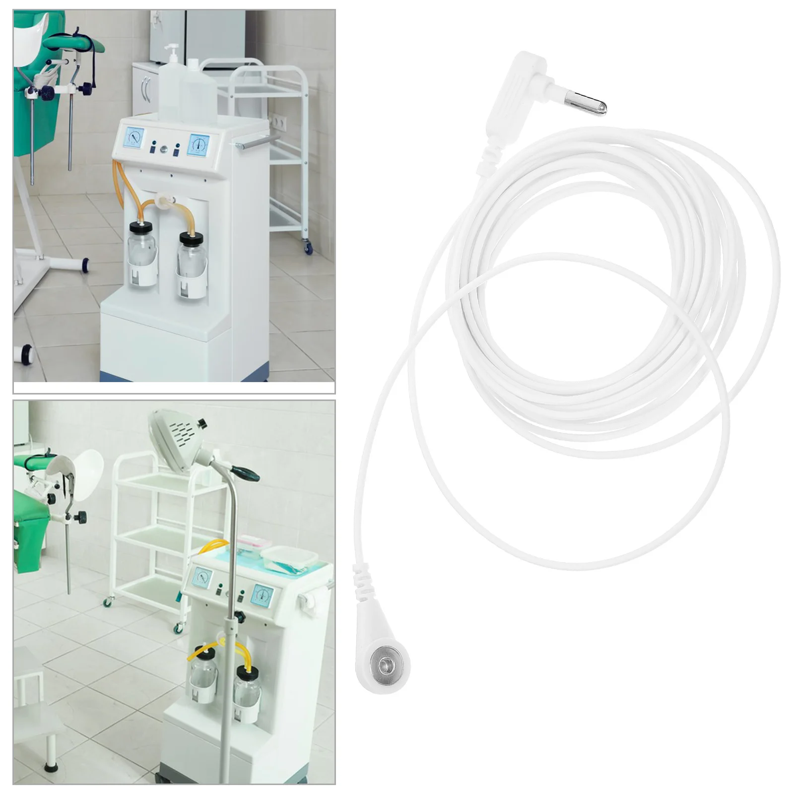 Белый заземляющий шнур - Фотография_2