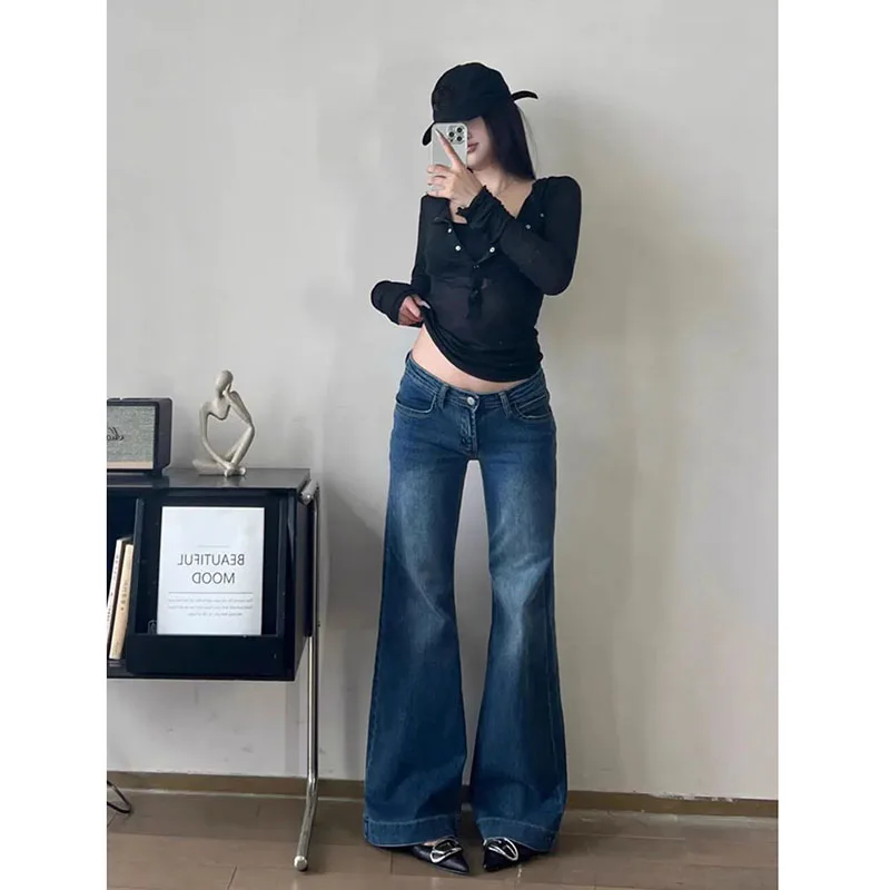 Lucyever y2k уличная одежда джинсы - Фотография_6