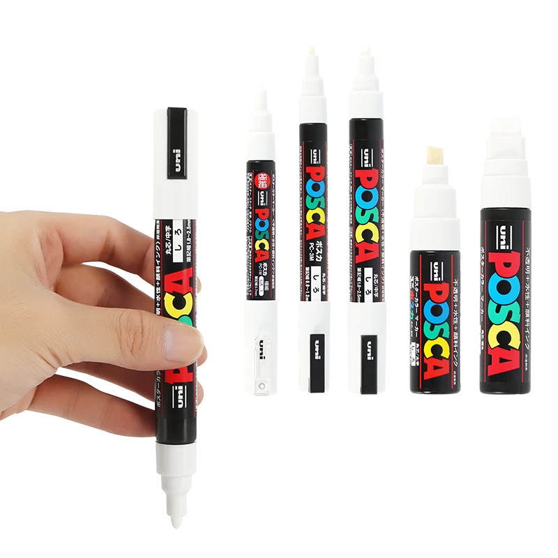 Белые маркеры uni posca - Фотография_6