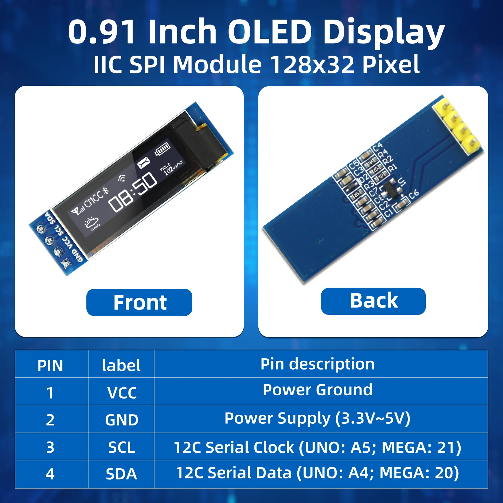 0,91-дюймовый модуль oled-дисплея - Фотография_2