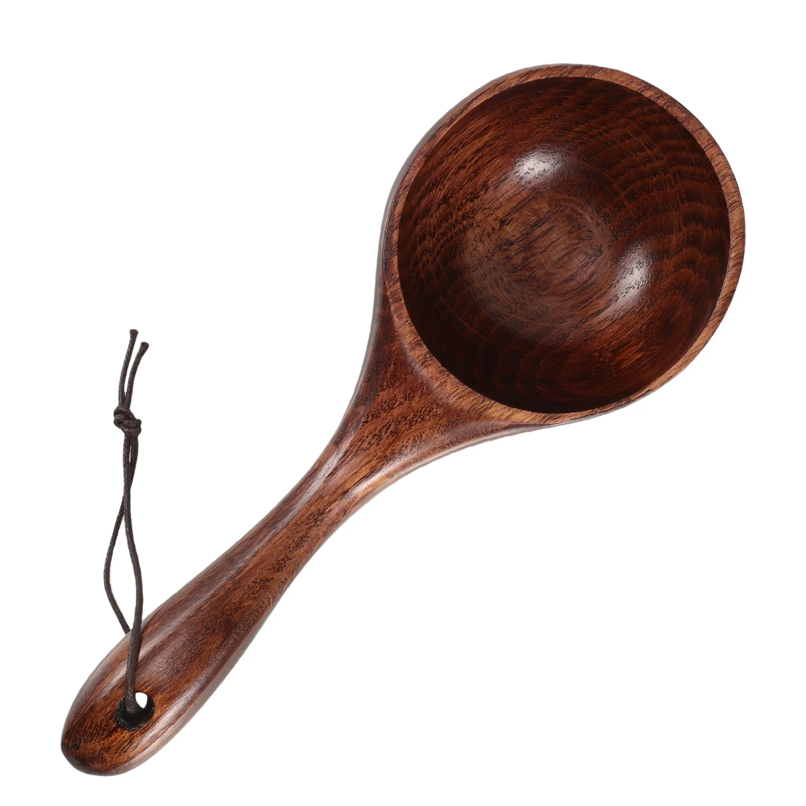 Деревянная ложка для воды с ручкой