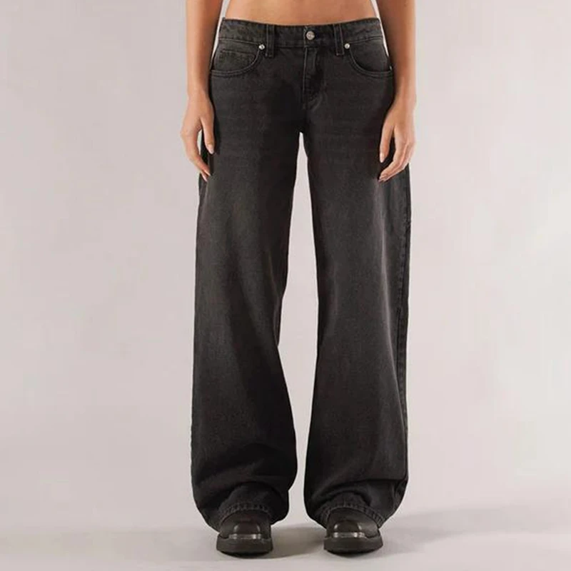 Женские винтажные джинсы combhasaki y2k с карманами - Фотография_3