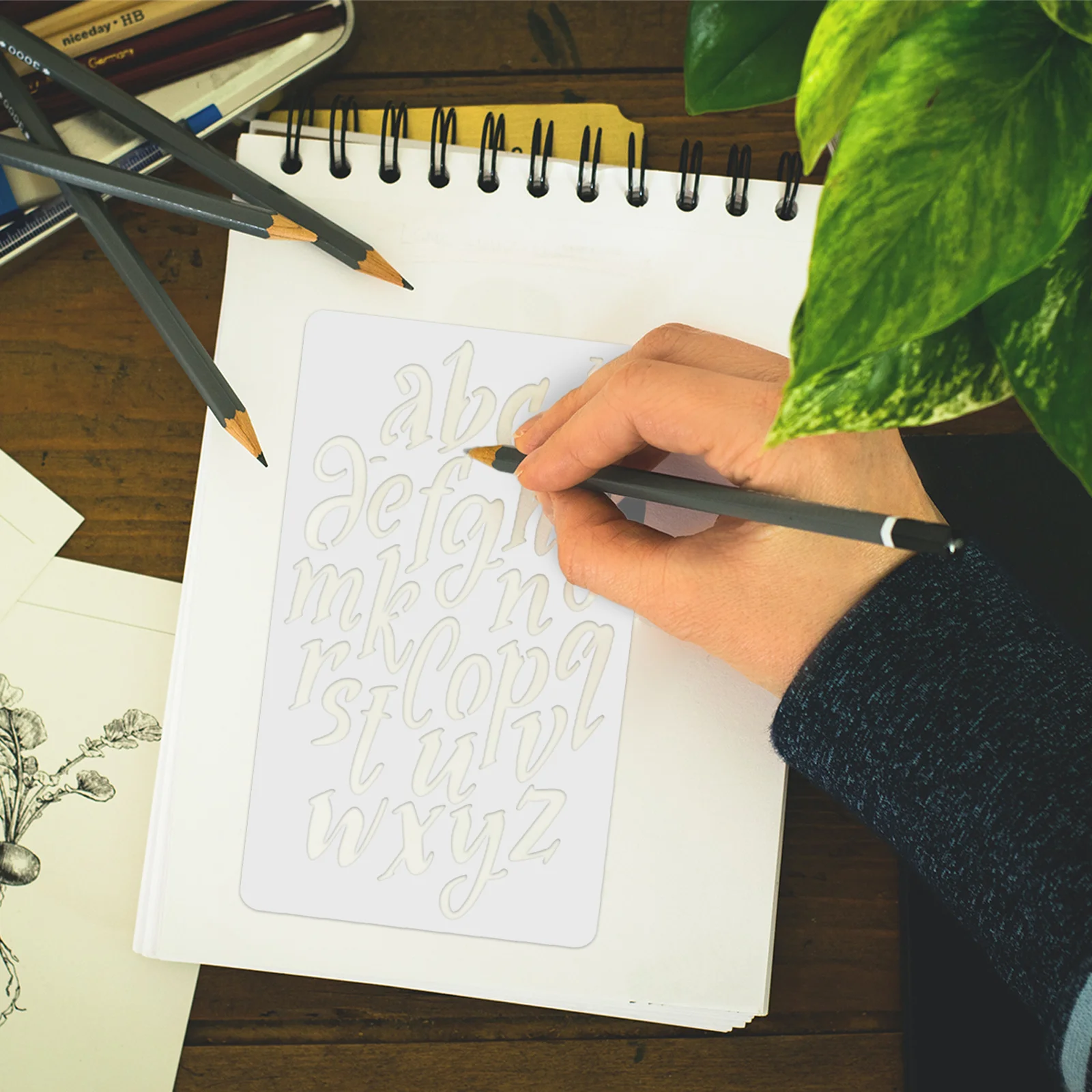 Многоразовые пластиковые трафареты для рисования - Фотография_5