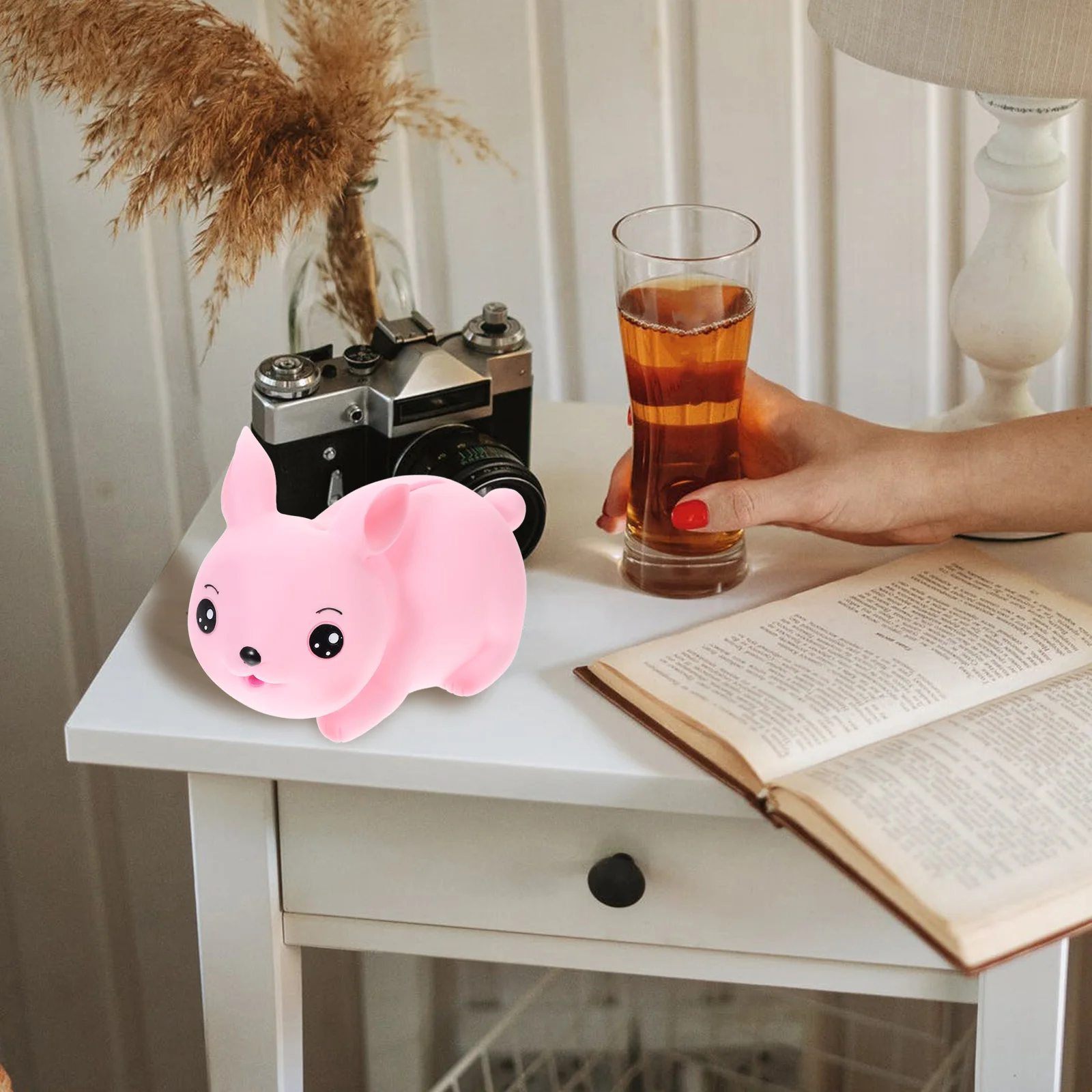 Очаровательная виниловая копилка с кроликом для детей - Фотография_4