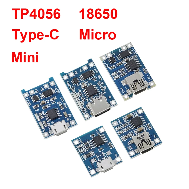 5 в 1a micro/type-c/mini 18650