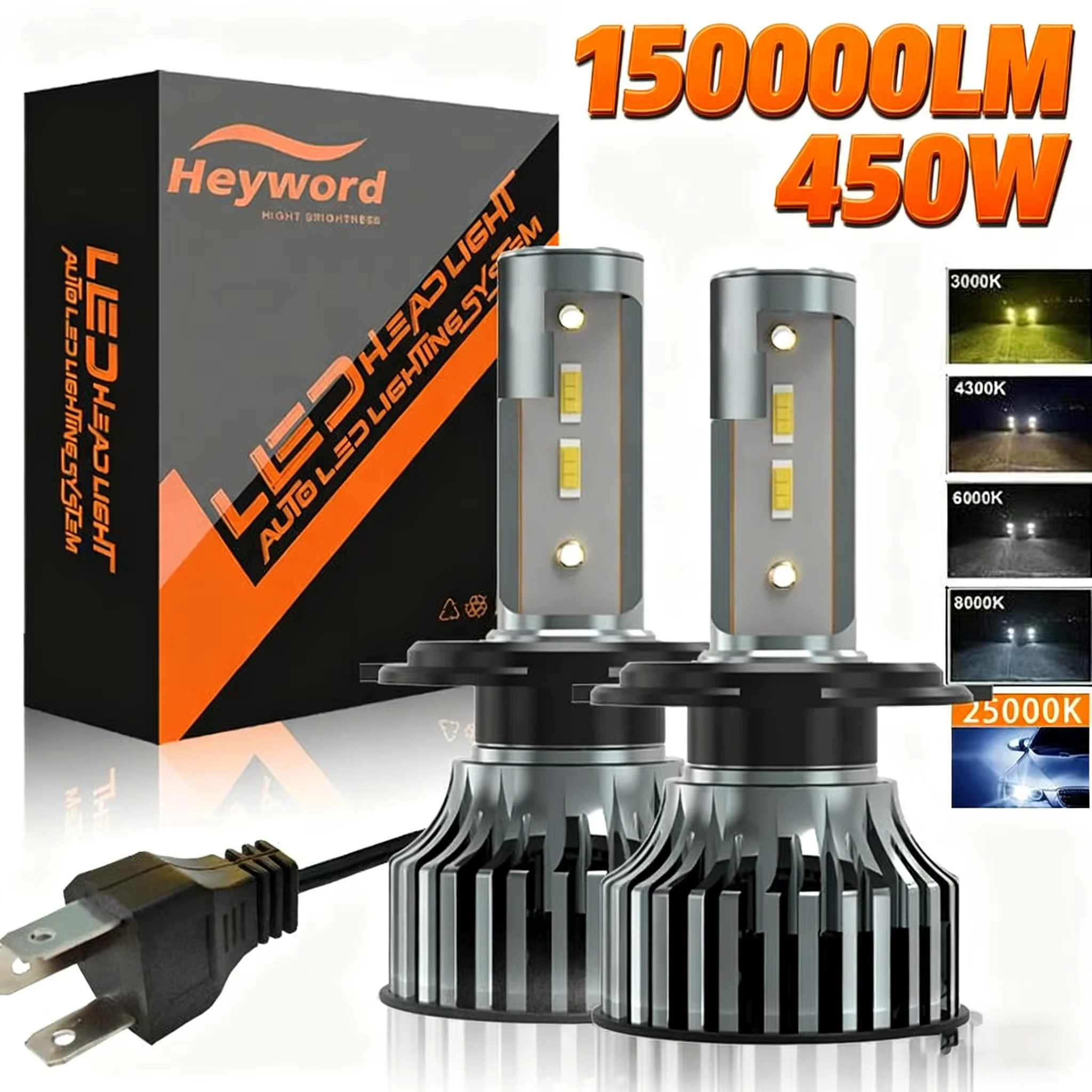Heyword 150000lm 450 вт 1860 csp