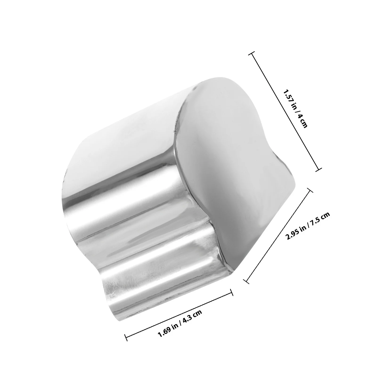 Торцевая заглушка для перил из нержавеющей стали в форме подковы - Фотография_6