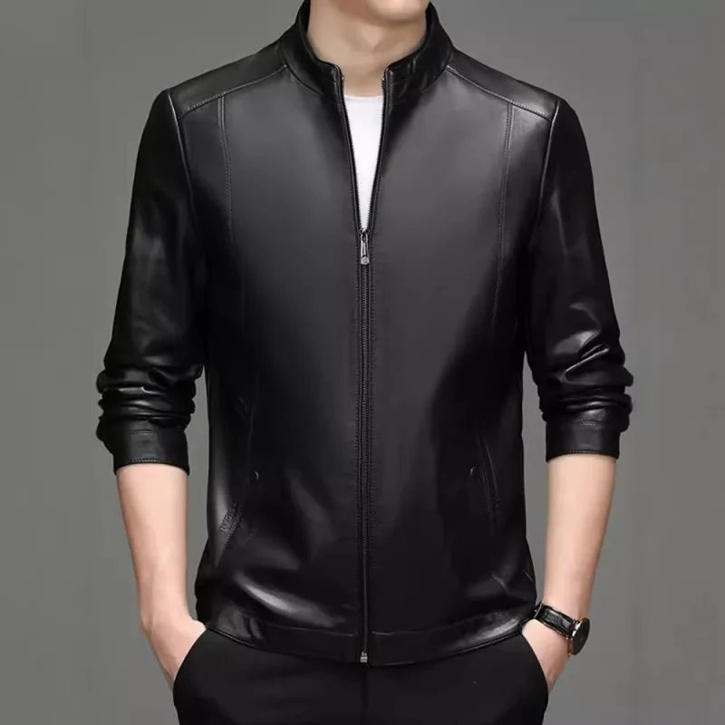 Мужская короткая куртка из овечьей - Фотография_4