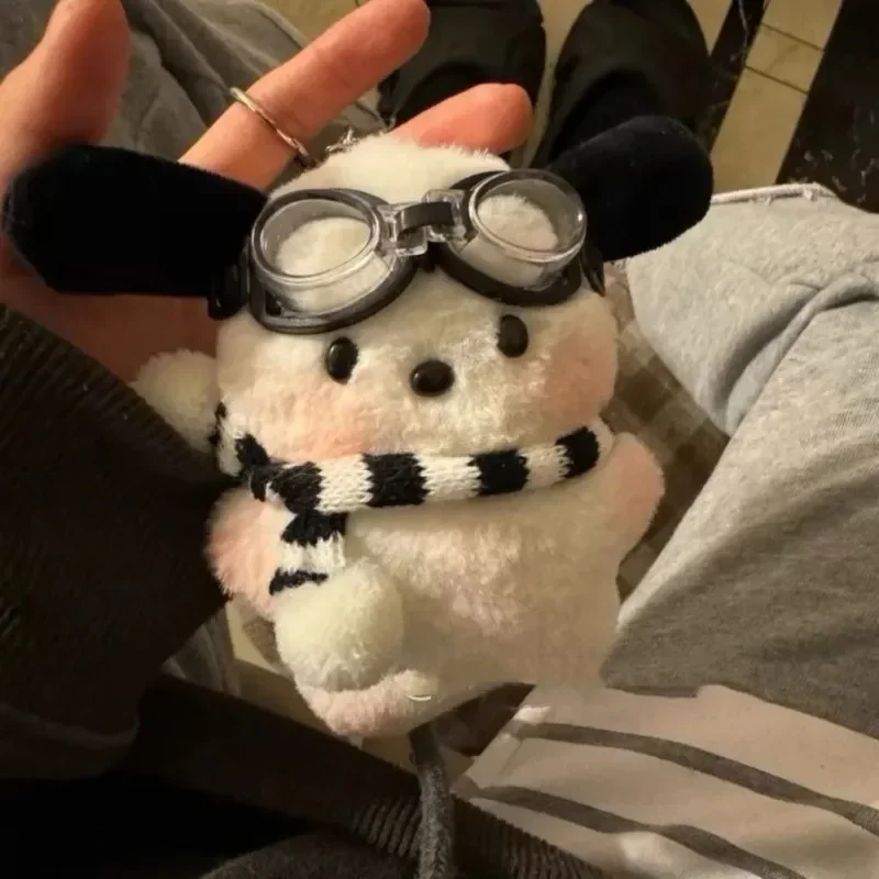 Kawaii sanrio pilot pochacco плюшевый брелок в стиле instagram