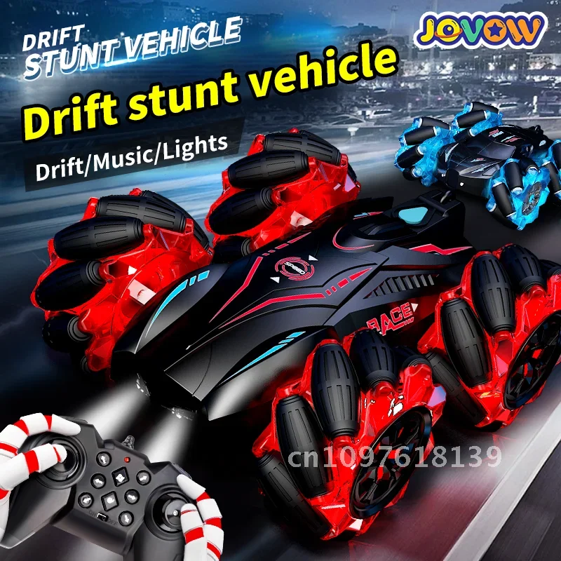 4wd rc drift car с музыкальными вращающимися огнями 2 - Фотография_4