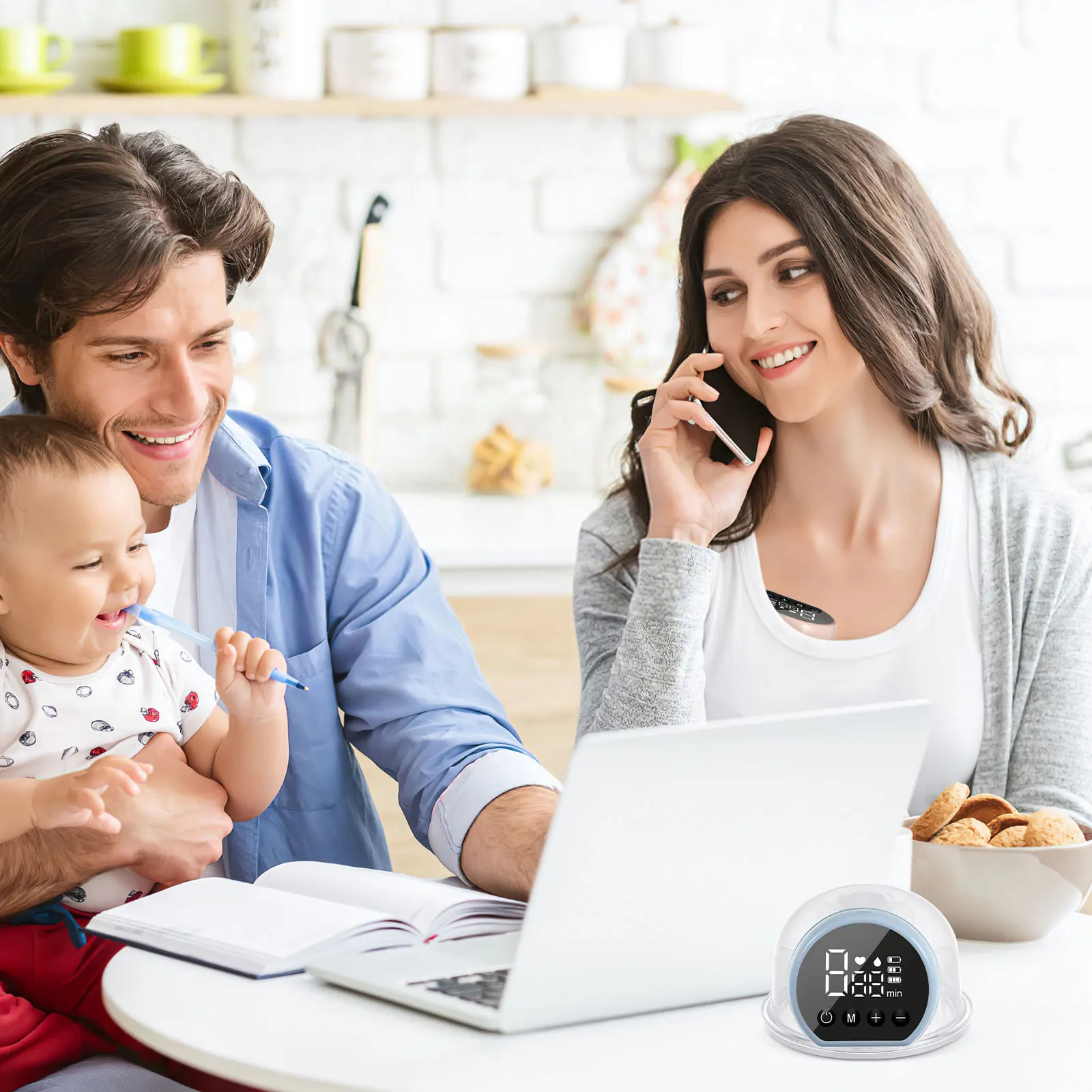 1, розовый электрический насос - Фотография_3