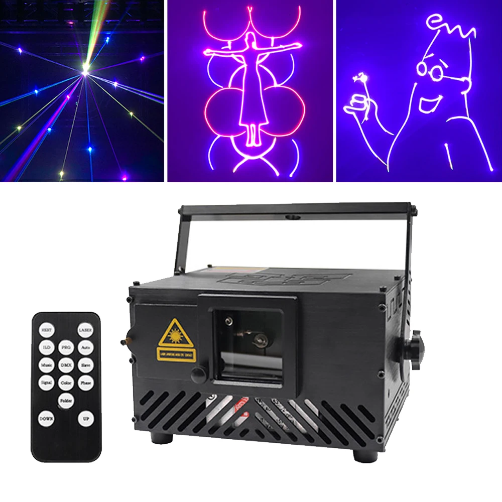 Многоцветный ilda + dmx512 + sd-карта