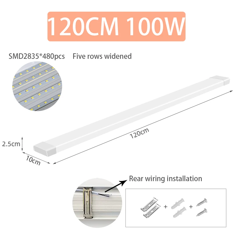 120 см светодиодные фонари трубка - Фотография_5