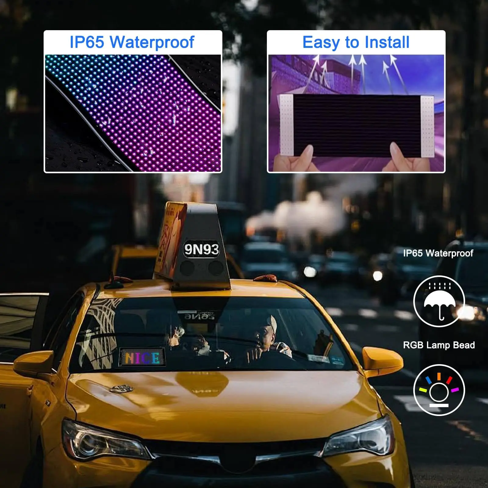 Светодиодный знак bluetooth приложение/пульт - Фотография_3