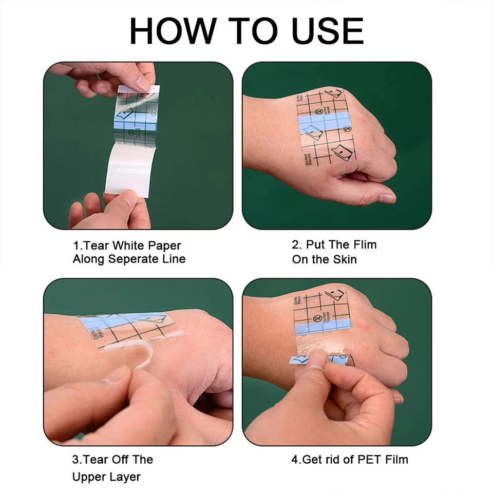 Водонепроницаемая пленка для татуировки 5/10 м - Фотография_6