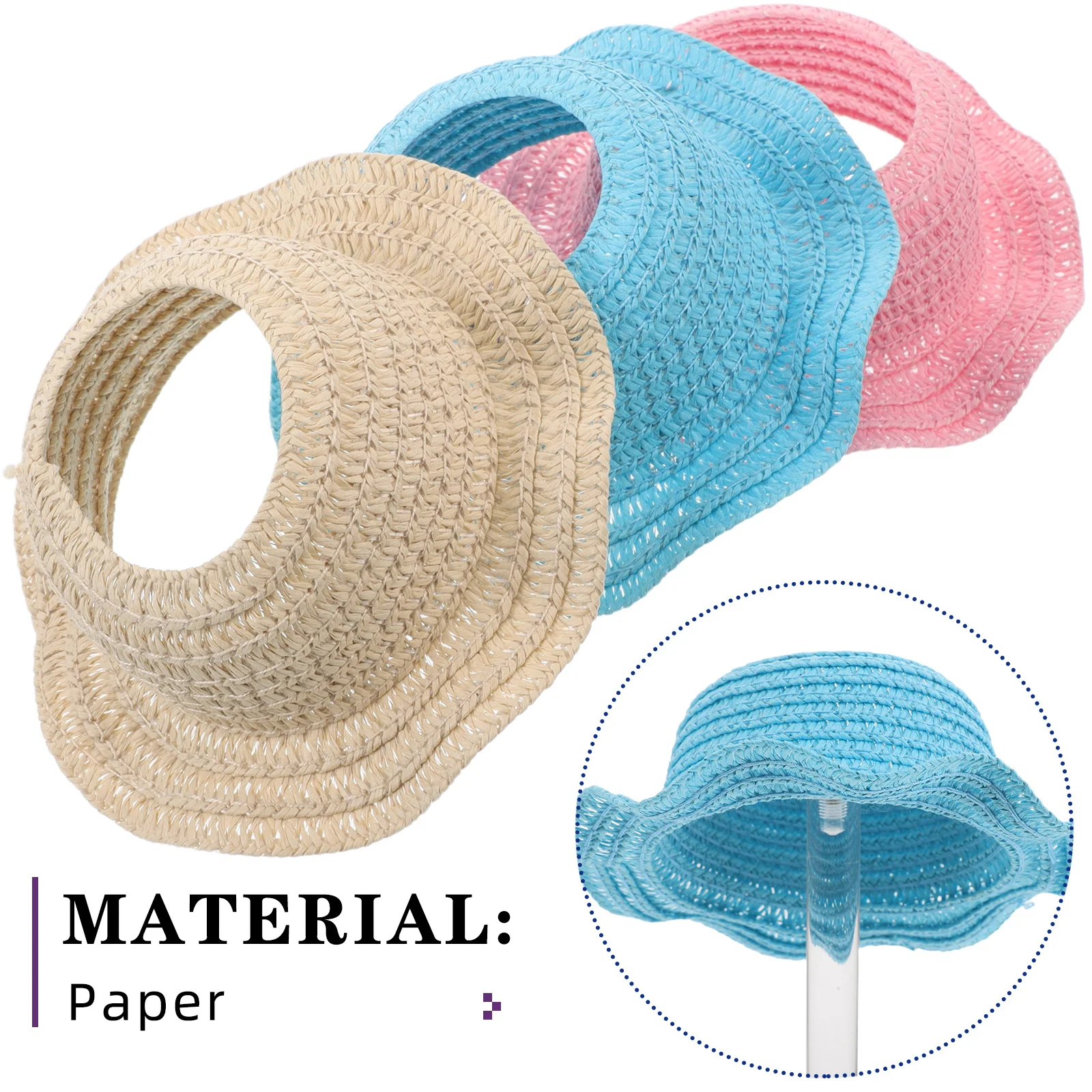 Вязаная крючком соломенная шляпа - Фотография_6