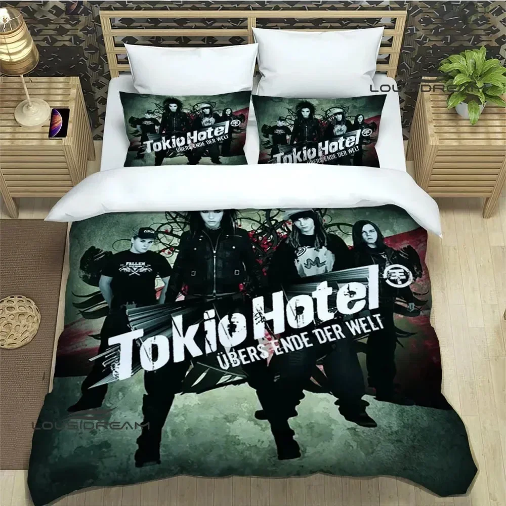 Комплекты постельного белья с принтом группы tokio hotel - Фотография_3